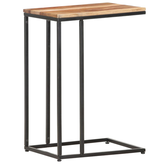 Bijzettafel 35x45x65 cm massief hout is nu te koop bij PeponiXL, paradijselijk wonen!