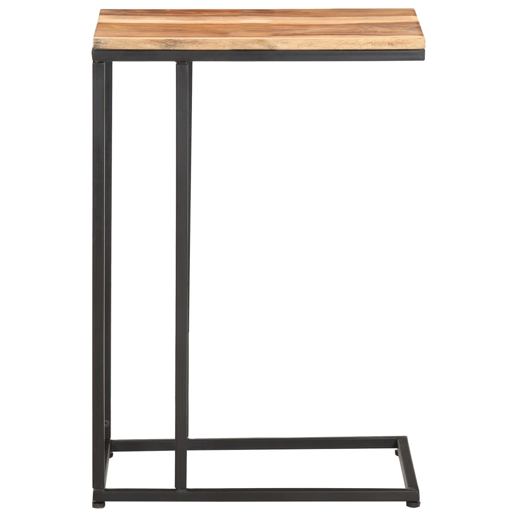 Bijzettafel 35x45x65 cm massief hout is nu te koop bij PeponiXL, paradijselijk wonen!