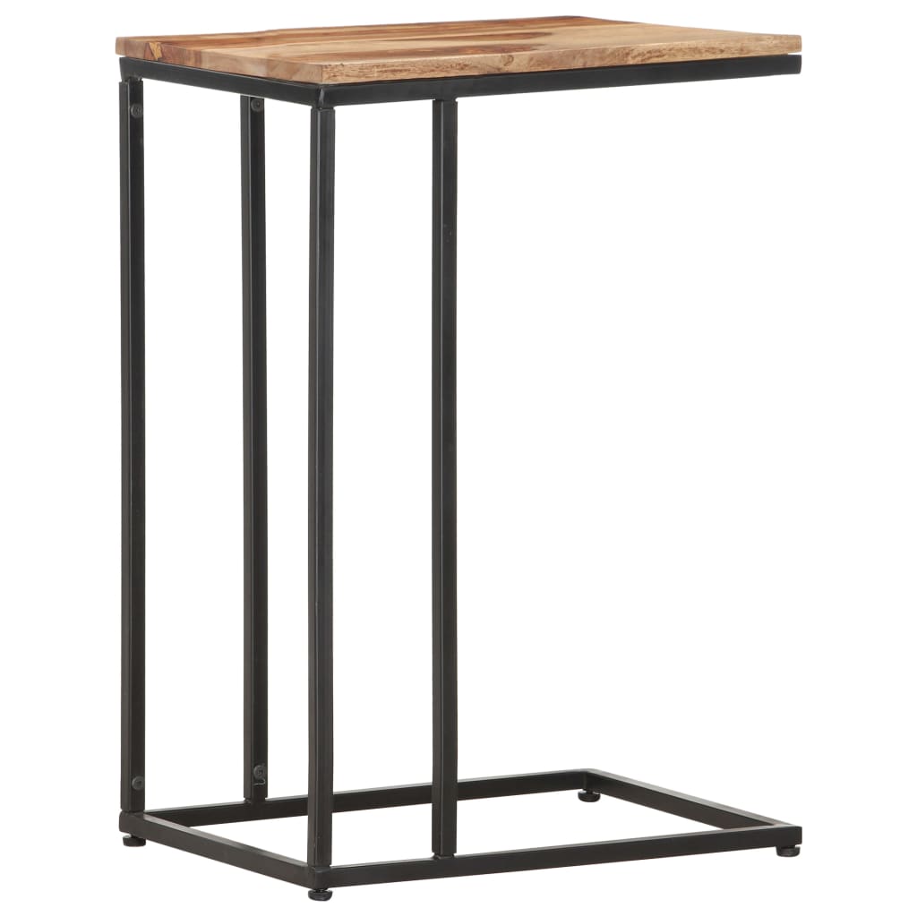 Bijzettafel 35x45x65 cm massief hout is nu te koop bij PeponiXL, paradijselijk wonen!