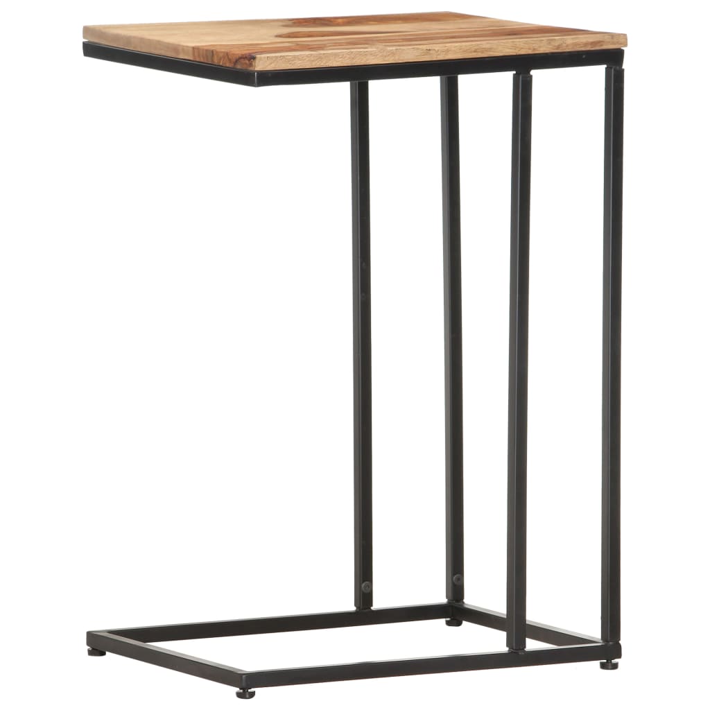 Bijzettafel 35x45x65 cm massief hout is nu te koop bij PeponiXL, paradijselijk wonen!