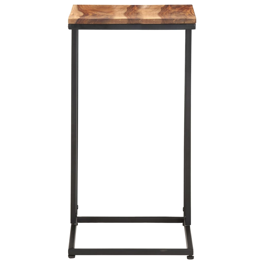 Bijzettafel 35x45x65 cm massief hout is nu te koop bij PeponiXL, paradijselijk wonen!