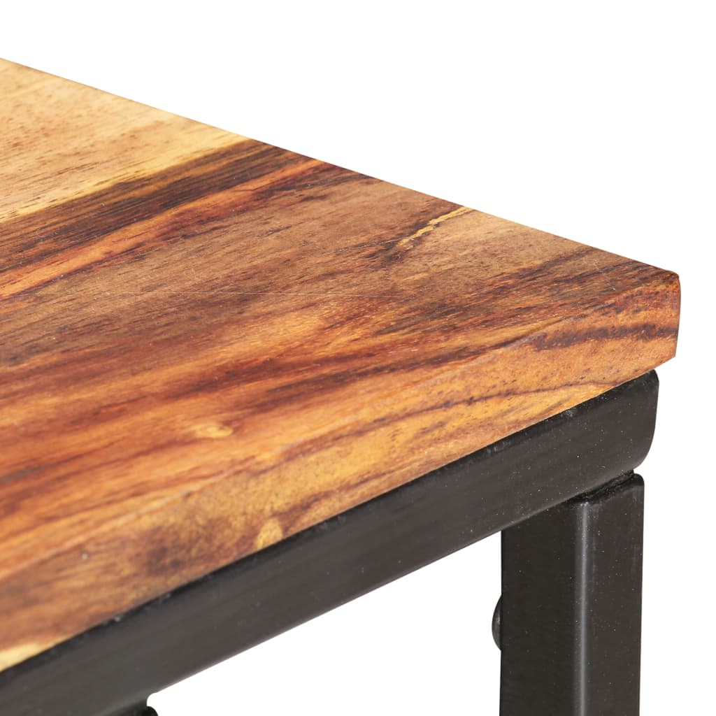 Bijzettafel 35x45x65 cm massief hout is nu te koop bij PeponiXL, paradijselijk wonen!