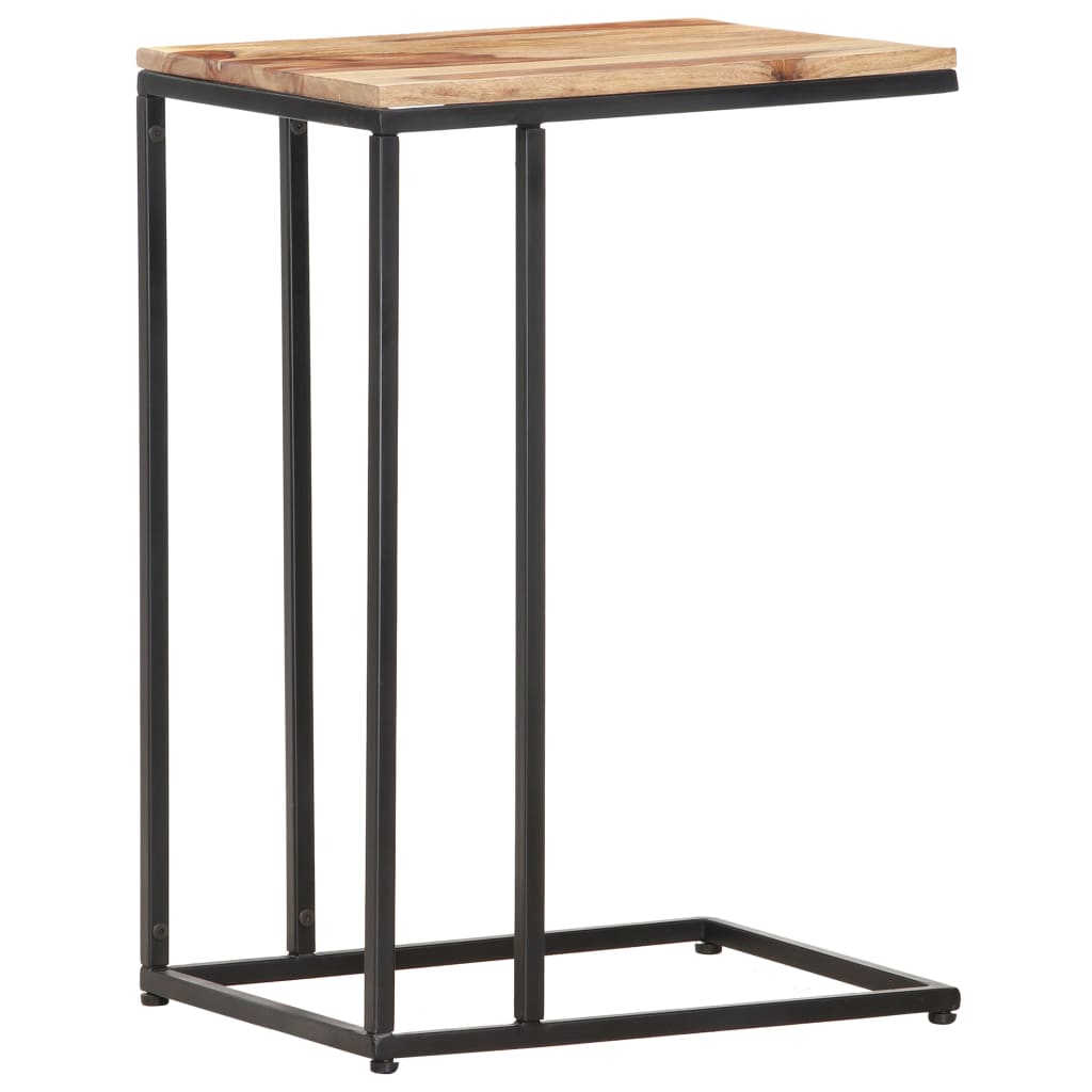 Bijzettafel 35x45x65 cm massief hout is nu te koop bij PeponiXL, paradijselijk wonen!