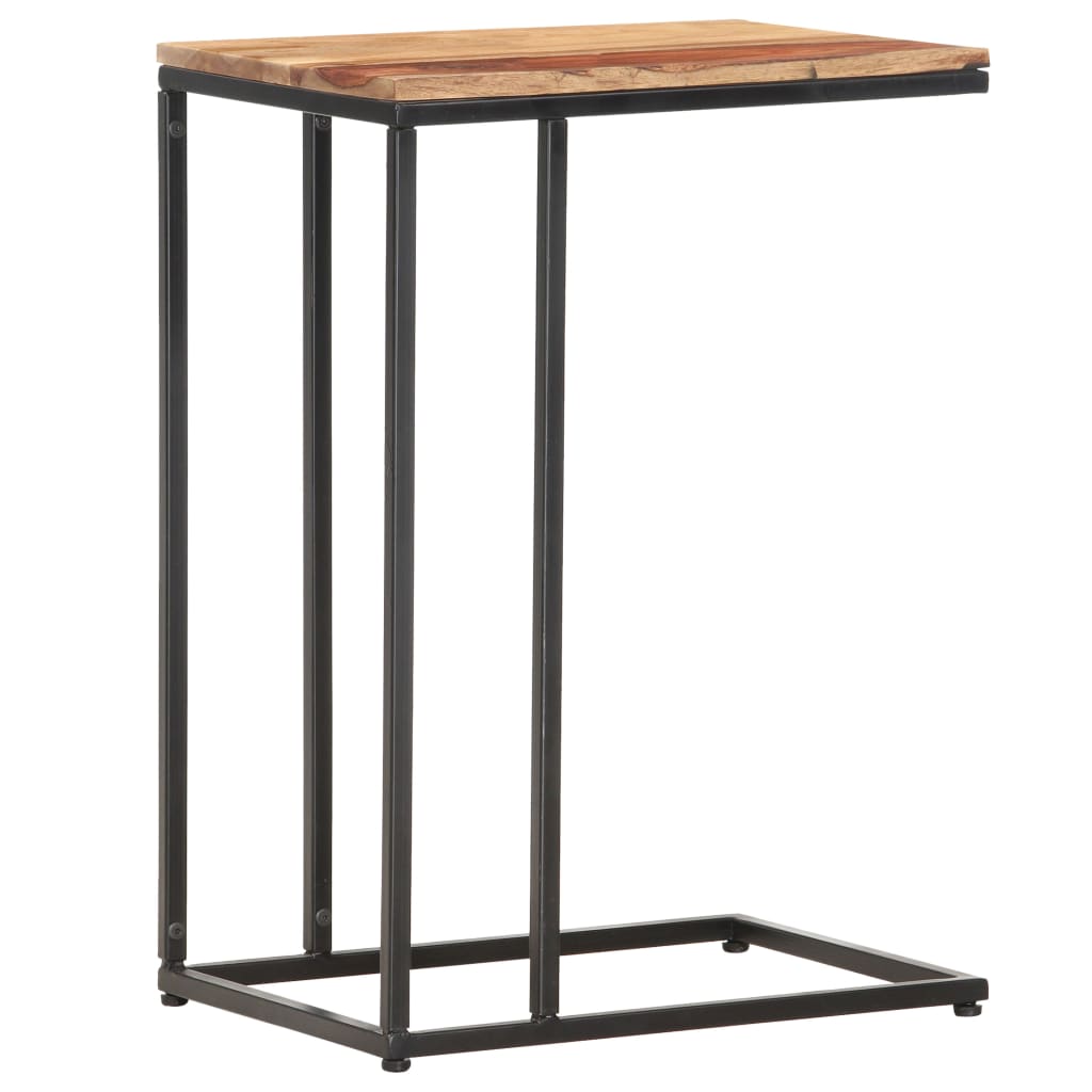 Bijzettafel 35x45x65 cm massief hout is nu te koop bij PeponiXL, paradijselijk wonen!