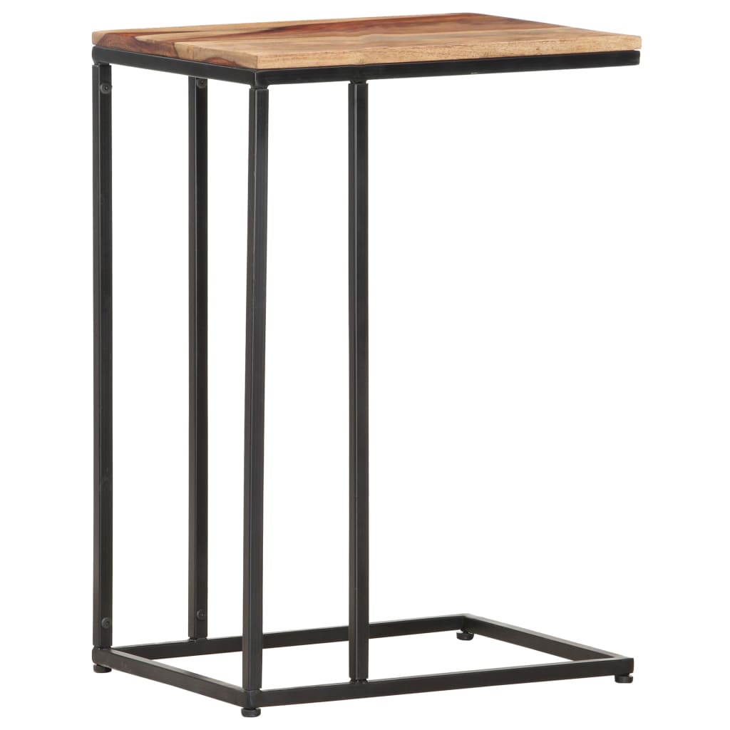 Bijzettafel 35x45x65 cm massief hout is nu te koop bij PeponiXL, paradijselijk wonen!