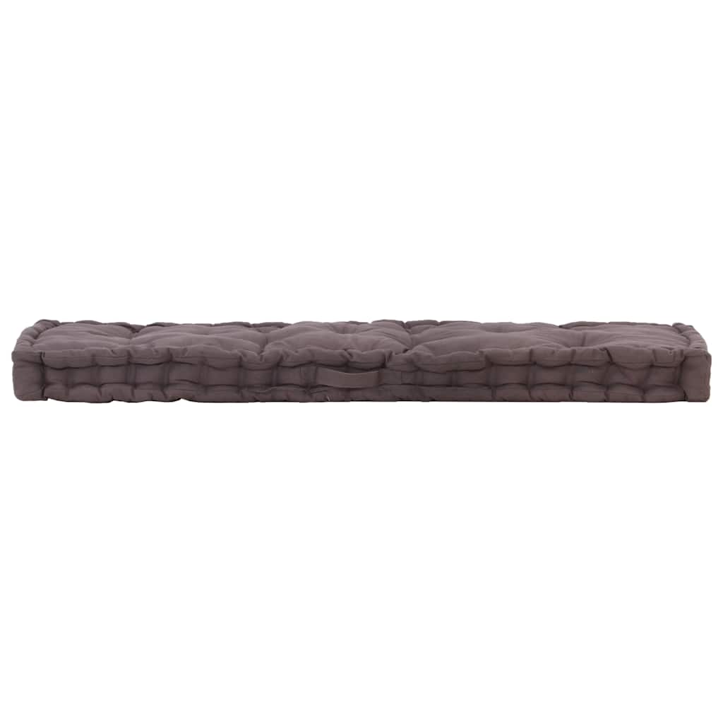 Palletvloerkussen 120x40x7 cm katoen antraciet is nu te koop bij PeponiXL, paradijselijk wonen!