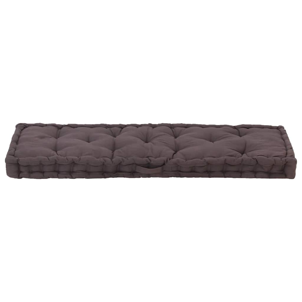 Palletvloerkussen 120x40x7 cm katoen antraciet is nu te koop bij PeponiXL, paradijselijk wonen!