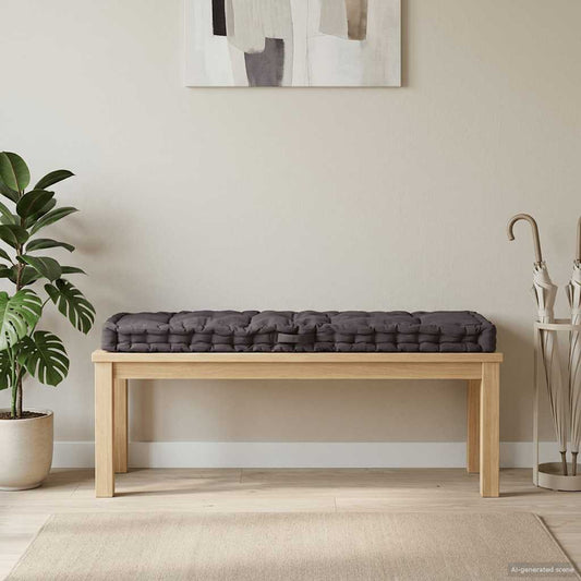 Palletvloerkussen 120x40x7 cm katoen antraciet is nu te koop bij PeponiXL, paradijselijk wonen!