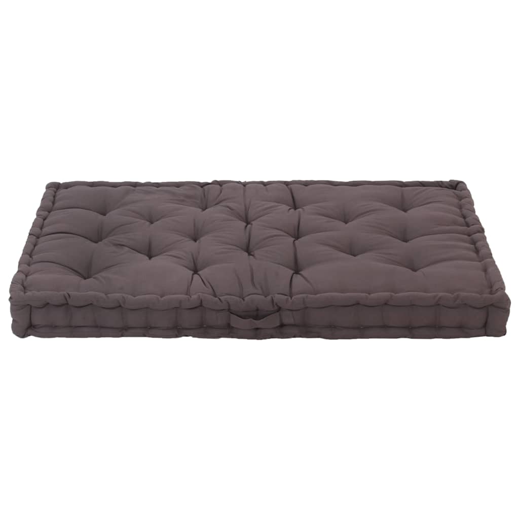 Palletvloerkussen 120x80x10 cm katoen antraciet is nu te koop bij PeponiXL, paradijselijk wonen!