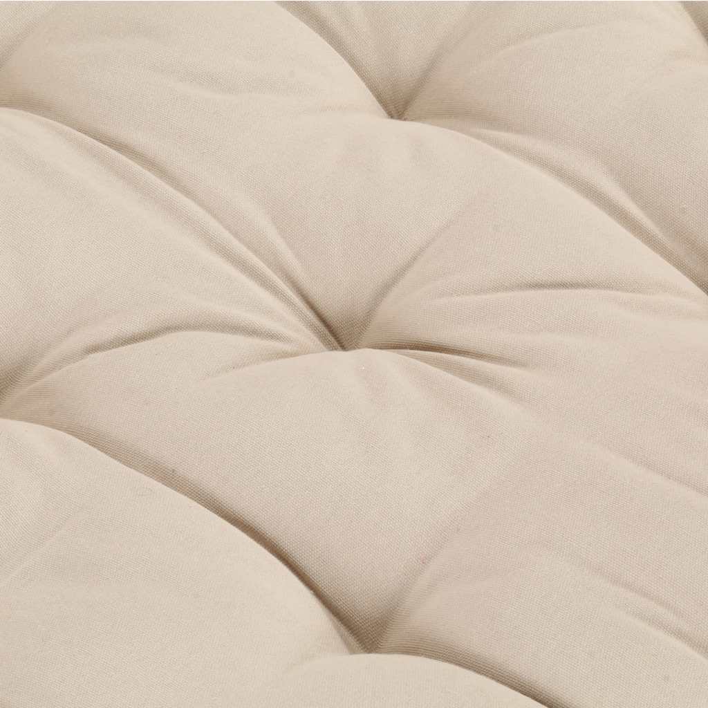 Palletvloerkussen 120x40x7 cm katoen beige is nu te koop bij PeponiXL, paradijselijk wonen!