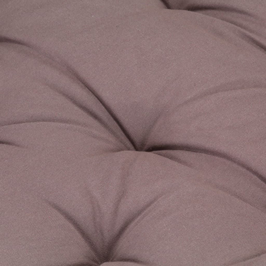 Palletvloerkussen 120x40x7 cm katoen taupe is nu te koop bij PeponiXL, paradijselijk wonen!