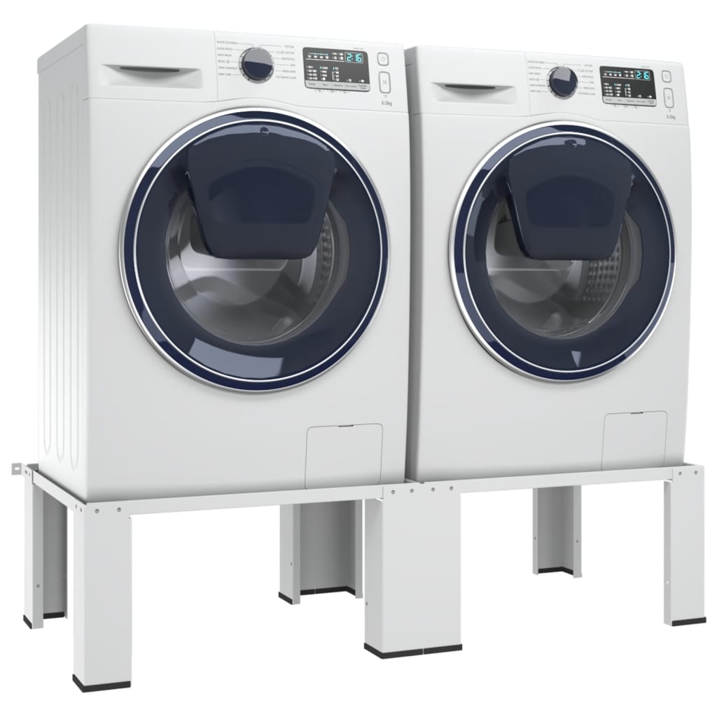 Wasmachine- en drogerverhoger dubbel wit is nu te koop bij PeponiXL, paradijselijk wonen!