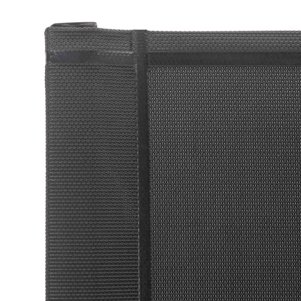 Tuinstoelen 4 st textileen en roestvrij staal grijs is nu te koop bij PeponiXL, paradijselijk wonen!