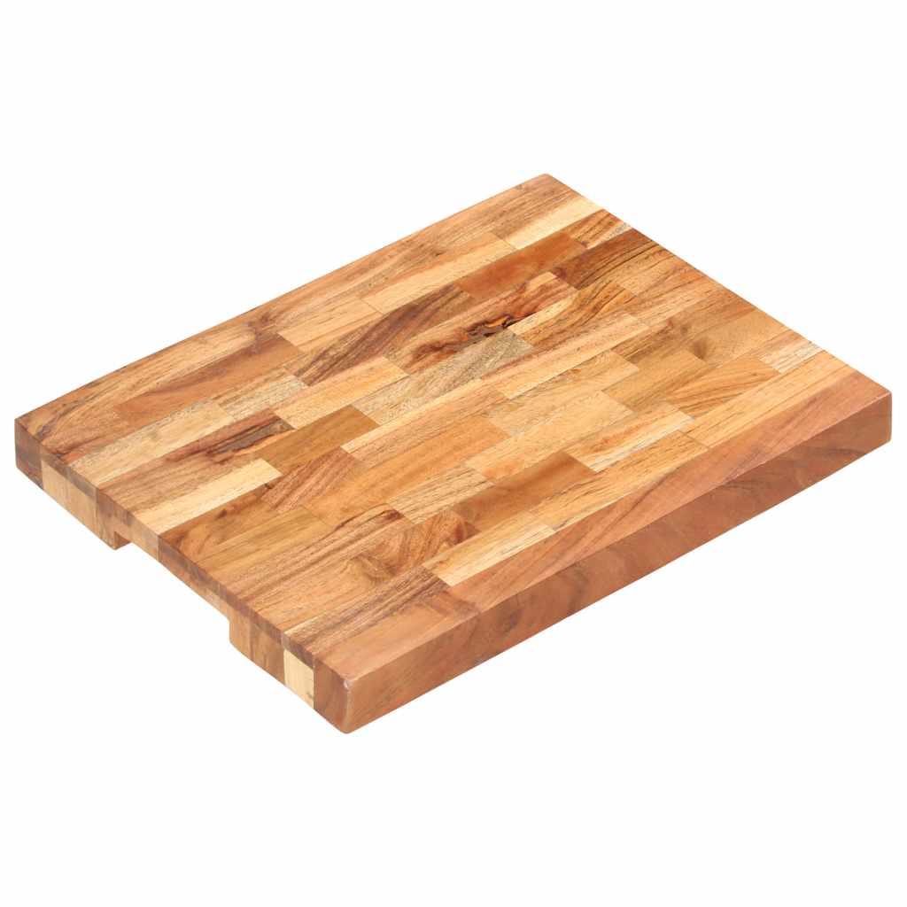 Hakblok 40x30x4 cm massief acaciahout is nu te koop bij PeponiXL, paradijselijk wonen!