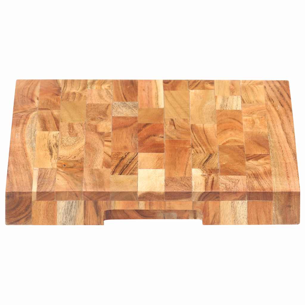 Hakblok 40x30x4 cm massief acaciahout is nu te koop bij PeponiXL, paradijselijk wonen!