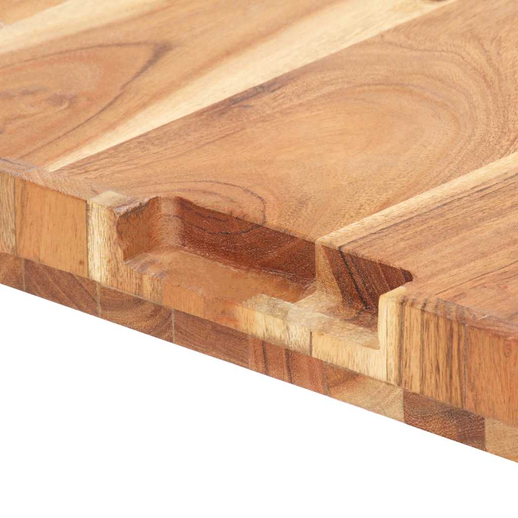 Hakblok 40x30x4 cm massief acaciahout is nu te koop bij PeponiXL, paradijselijk wonen!