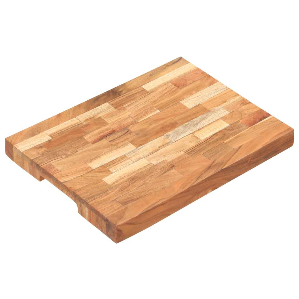 Hakblok 40x30x4 cm massief acaciahout is nu te koop bij PeponiXL, paradijselijk wonen!