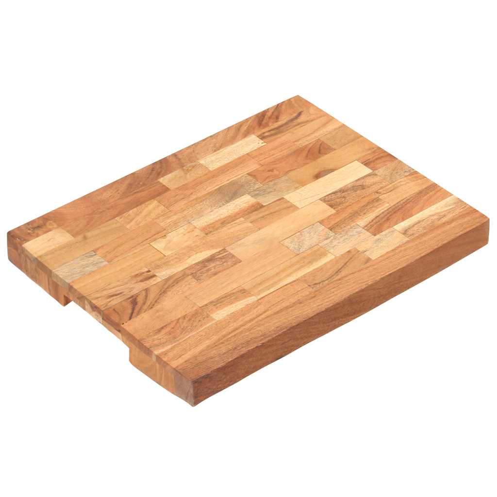Hakblok 40x30x4 cm massief acaciahout is nu te koop bij PeponiXL, paradijselijk wonen!