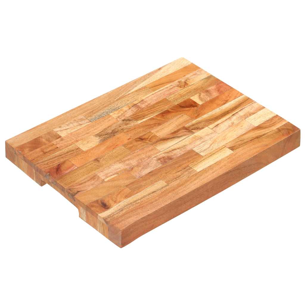 Hakblok 40x30x4 cm massief acaciahout is nu te koop bij PeponiXL, paradijselijk wonen!