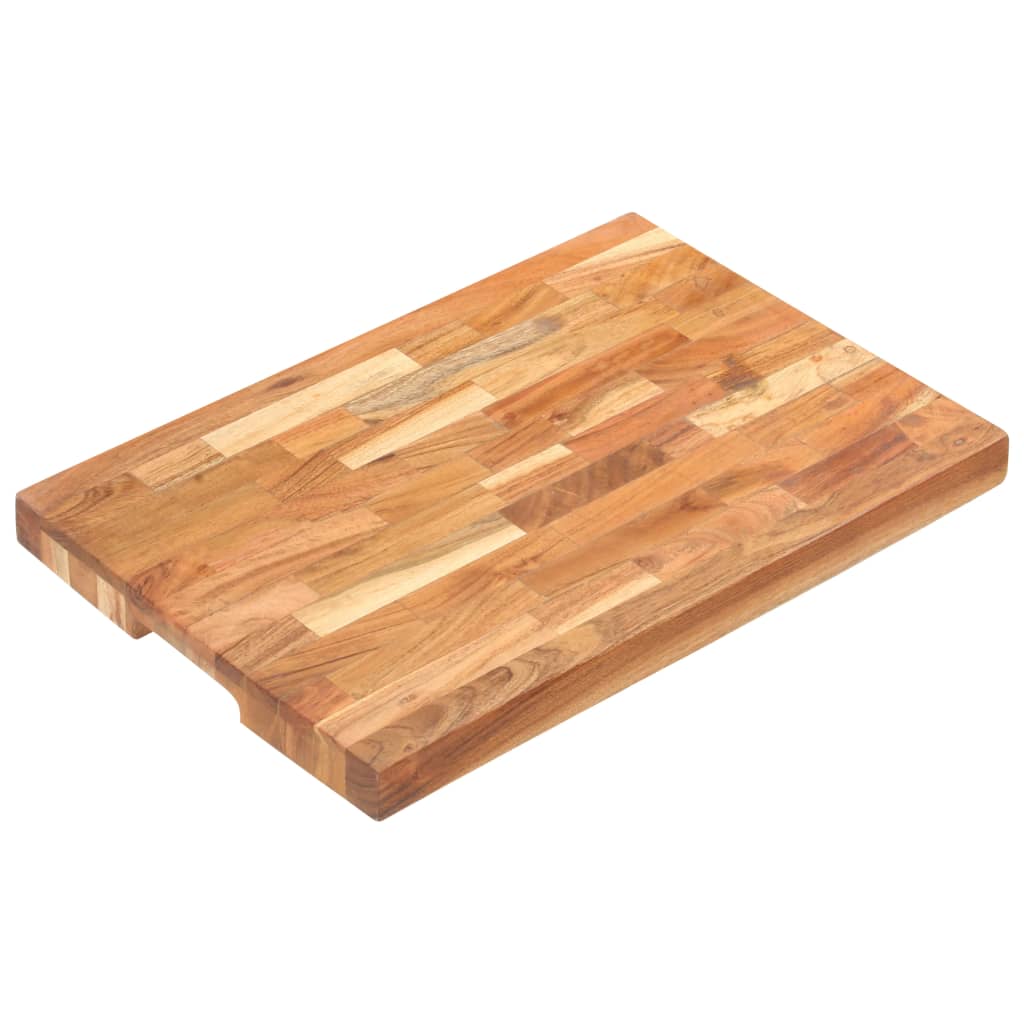 Hakblok 50x35x4 cm massief acaciahout is nu te koop bij PeponiXL, paradijselijk wonen!