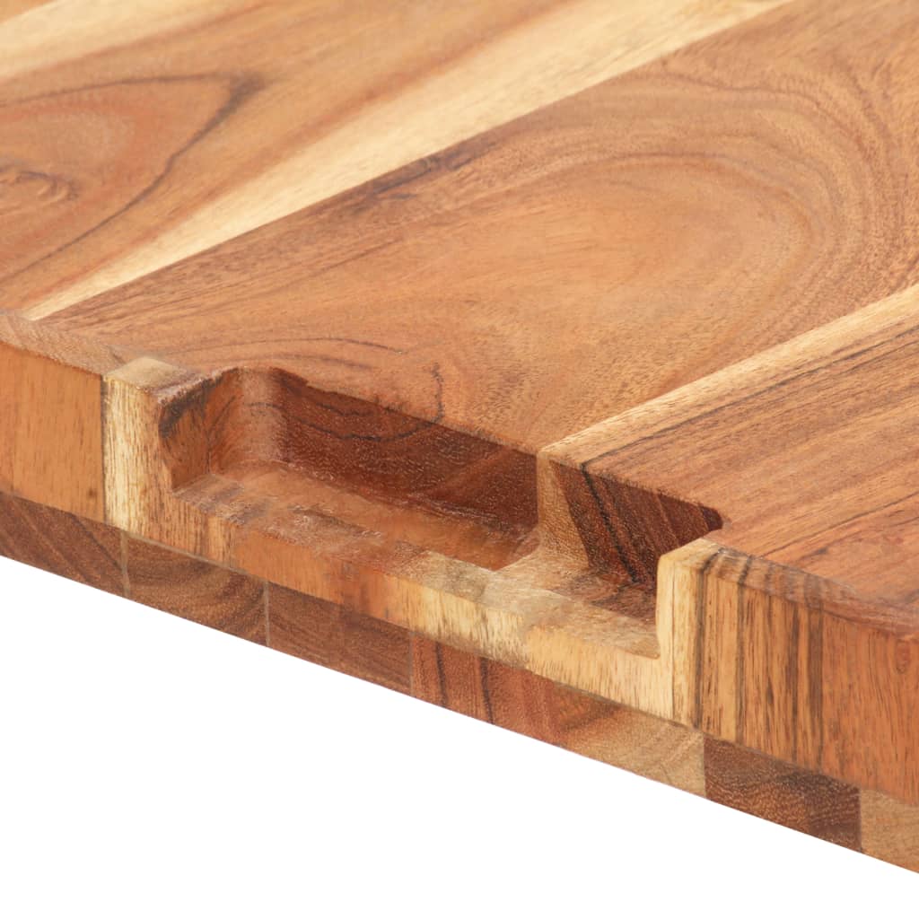 Hakblok 50x35x4 cm massief acaciahout is nu te koop bij PeponiXL, paradijselijk wonen!