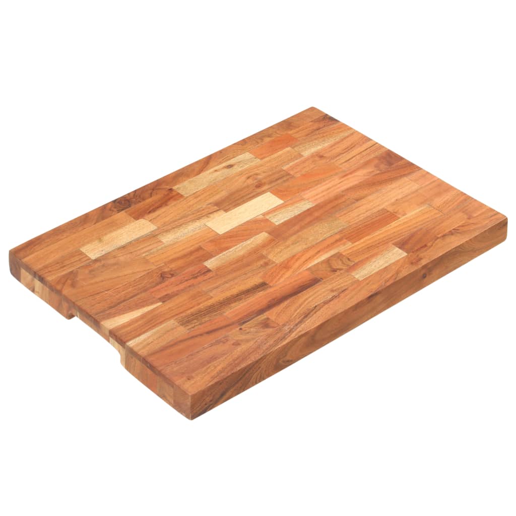Hakblok 50x35x4 cm massief acaciahout is nu te koop bij PeponiXL, paradijselijk wonen!