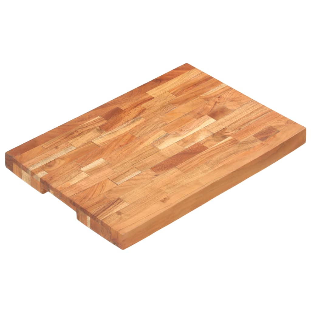 Hakblok 50x35x4 cm massief acaciahout is nu te koop bij PeponiXL, paradijselijk wonen!