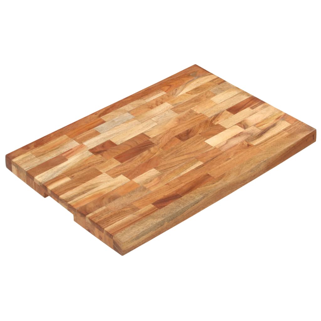 Hakblok 60x40x4 cm massief acaciahout is nu te koop bij PeponiXL, paradijselijk wonen!
