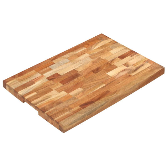 Hakblok 60x40x4 cm massief acaciahout is nu te koop bij PeponiXL, paradijselijk wonen!