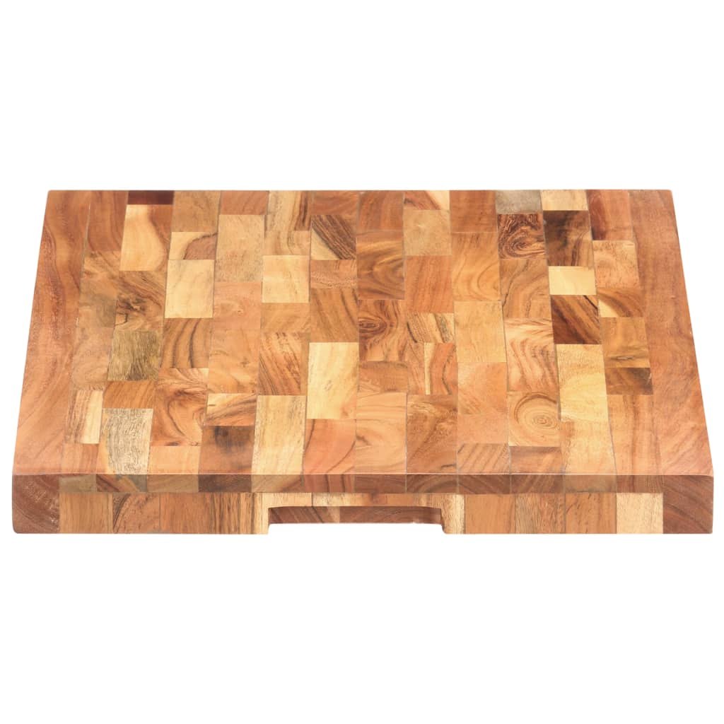 Hakblok 60x40x4 cm massief acaciahout is nu te koop bij PeponiXL, paradijselijk wonen!