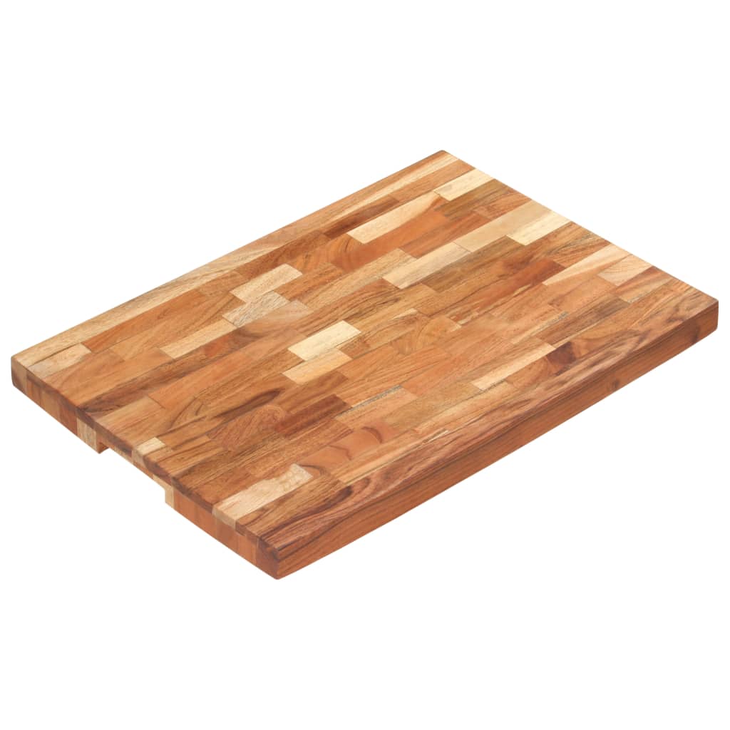Hakblok 60x40x4 cm massief acaciahout is nu te koop bij PeponiXL, paradijselijk wonen!