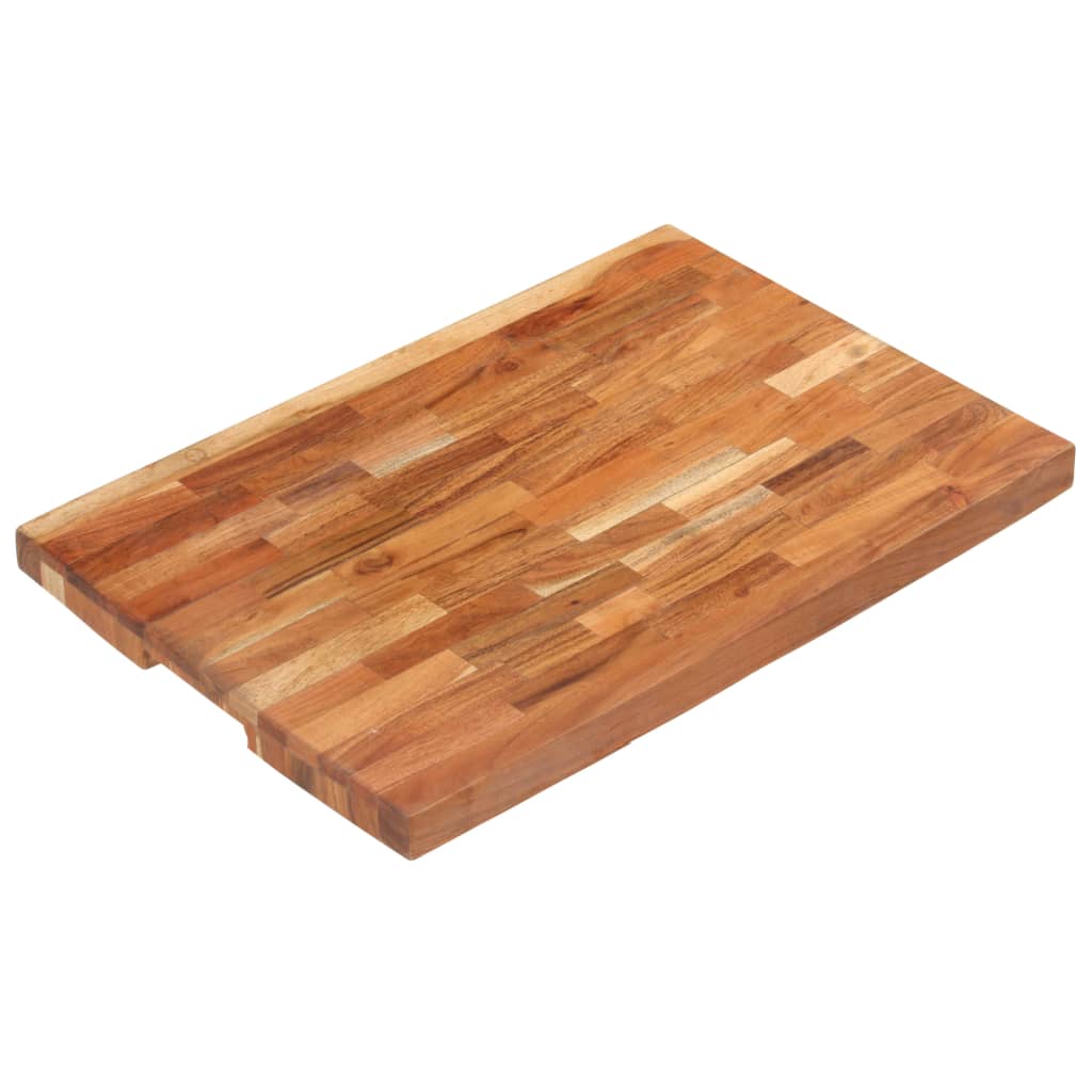 Hakblok 60x40x4 cm massief acaciahout is nu te koop bij PeponiXL, paradijselijk wonen!