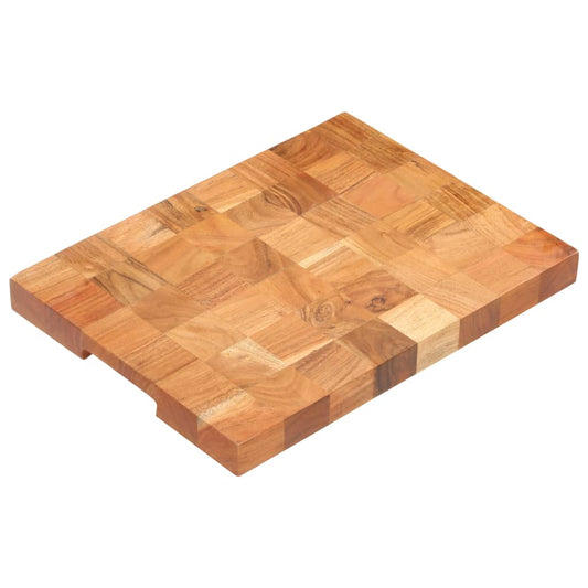 Hakblok 40x30x3,8 cm massief acaciahout is nu te koop bij PeponiXL, paradijselijk wonen!