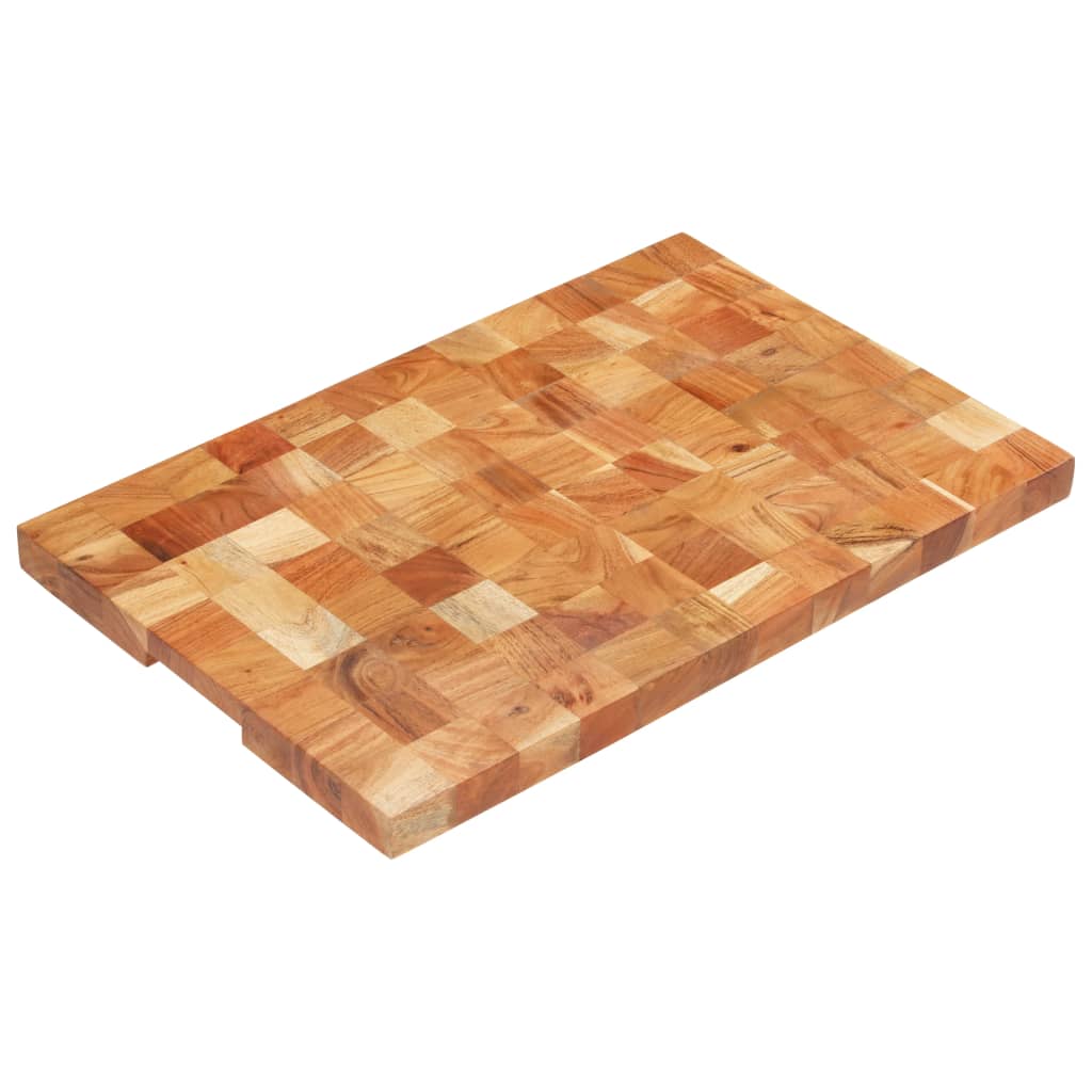 Hakblok 60x40x3,8 cm massief acaciahout is nu te koop bij PeponiXL, paradijselijk wonen!