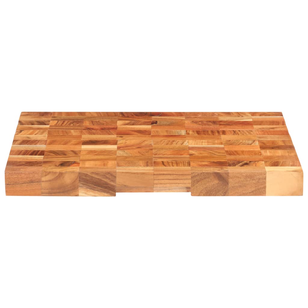 Hakblok 60x40x3,8 cm massief acaciahout is nu te koop bij PeponiXL, paradijselijk wonen!
