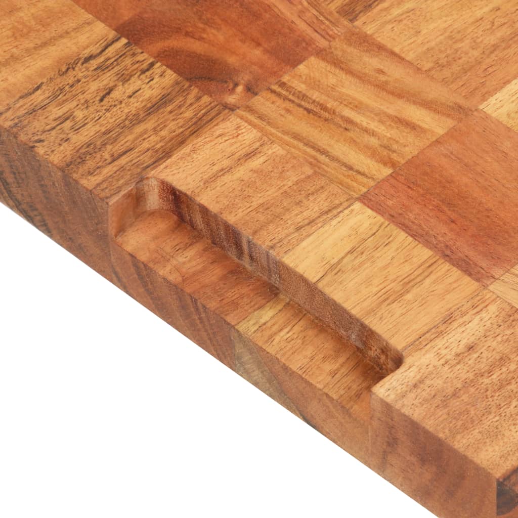 Hakblok 60x40x3,8 cm massief acaciahout is nu te koop bij PeponiXL, paradijselijk wonen!