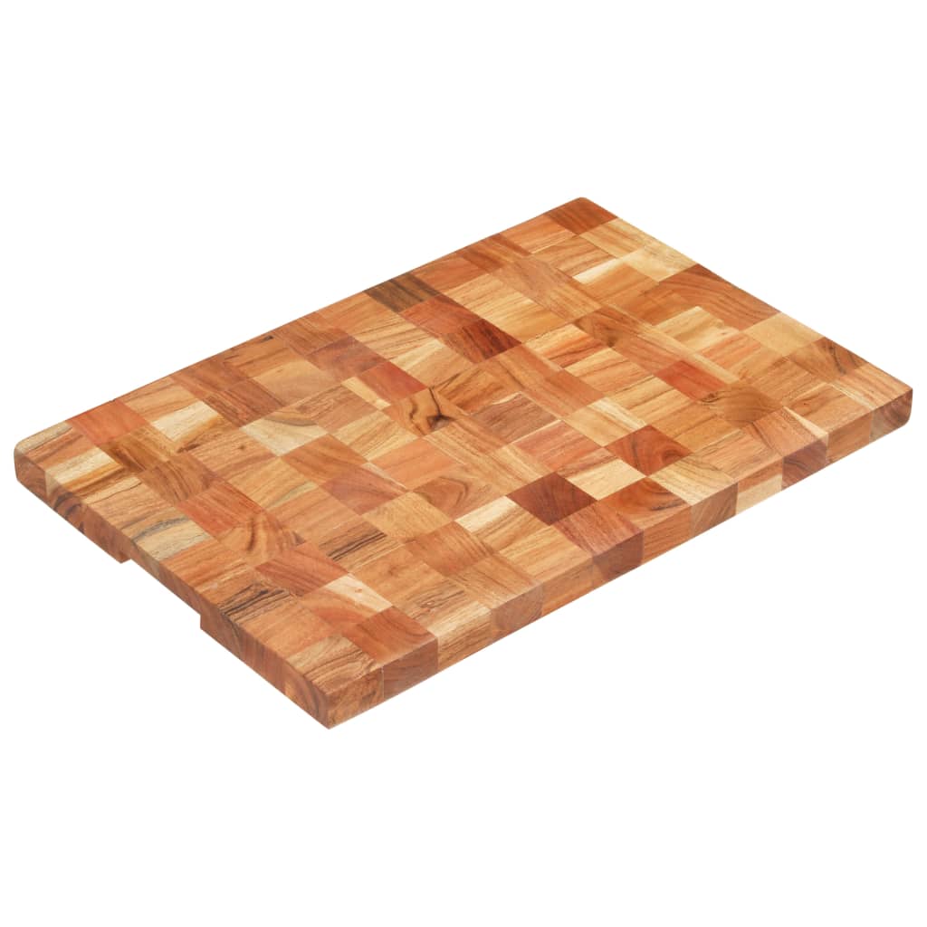 Hakblok 60x40x3,8 cm massief acaciahout is nu te koop bij PeponiXL, paradijselijk wonen!