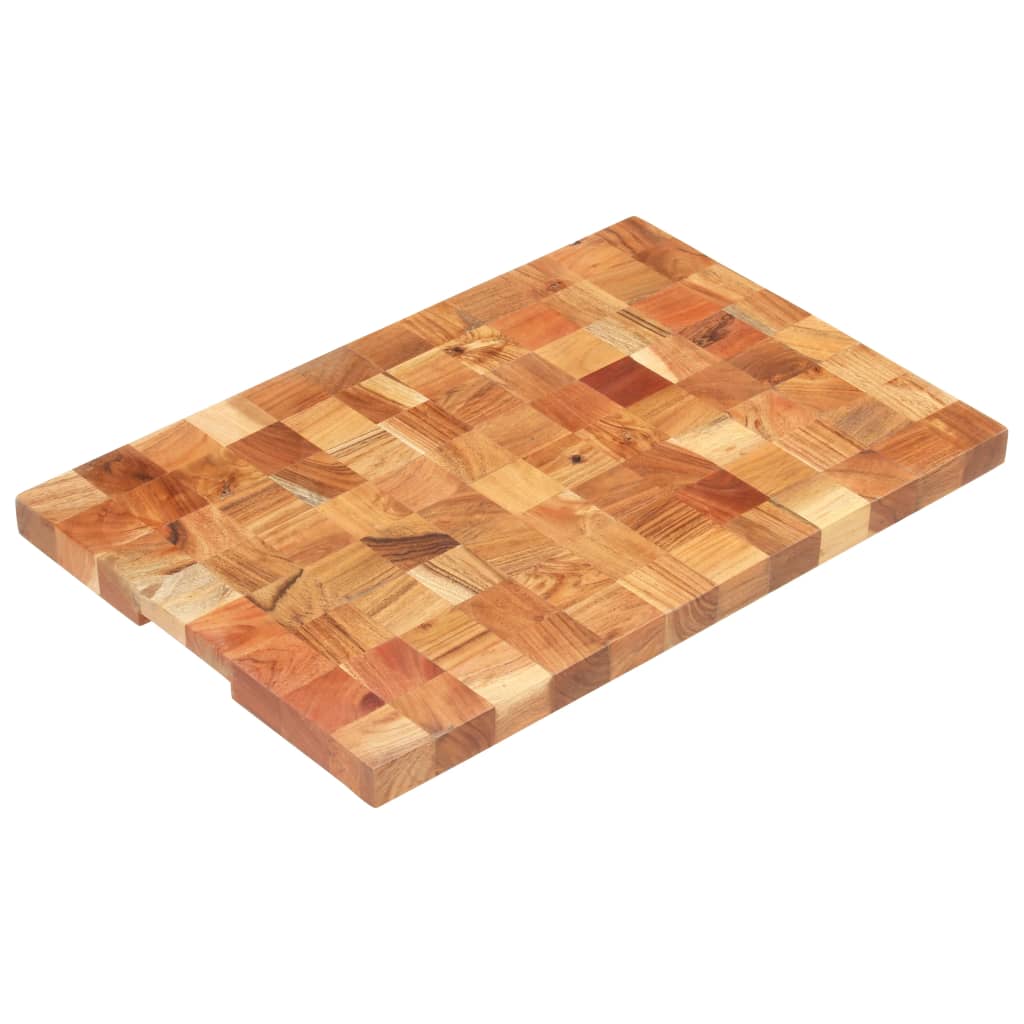 Hakblok 60x40x3,8 cm massief acaciahout is nu te koop bij PeponiXL, paradijselijk wonen!