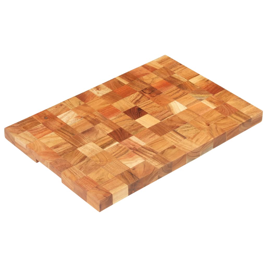 Hakblok 60x40x3,8 cm massief acaciahout is nu te koop bij PeponiXL, paradijselijk wonen!
