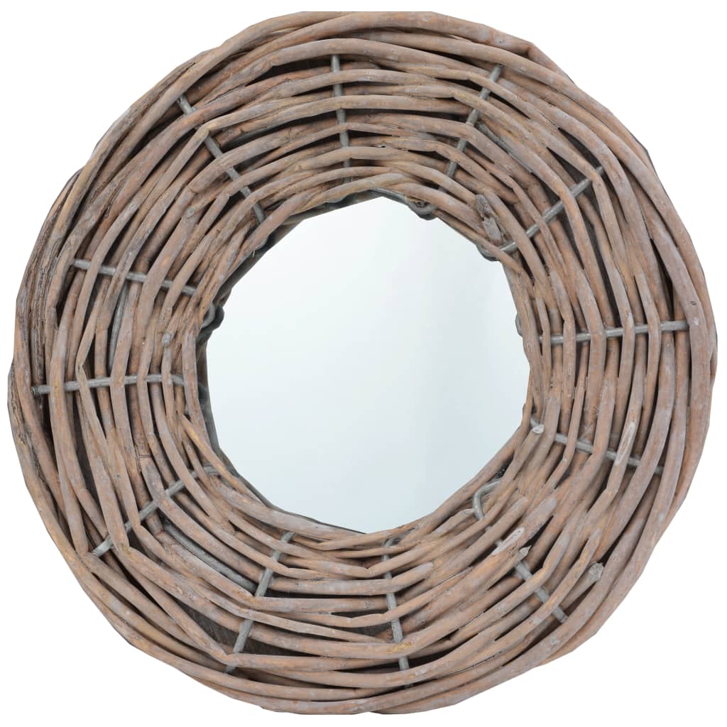 Spiegels 3 st 15 cm wicker
