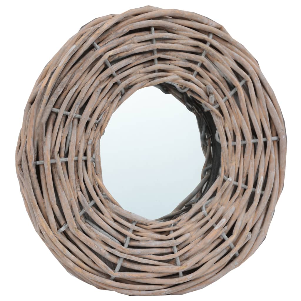 Spiegels 3 st 15 cm wicker