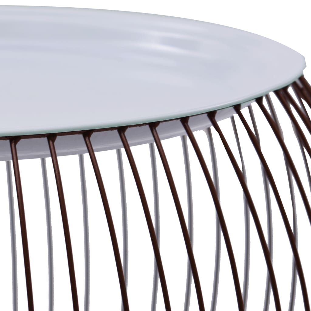 Salontafel Ø 41 cm goudkleurig is nu te koop bij PeponiXL, paradijselijk wonen!