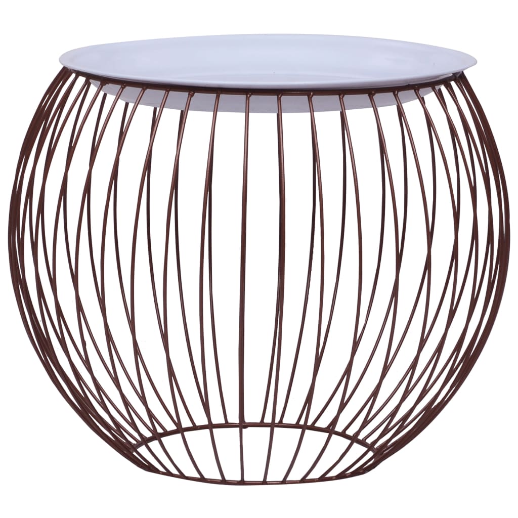 Salontafel Ø 51 cm goudkleurig is nu te koop bij PeponiXL, paradijselijk wonen!
