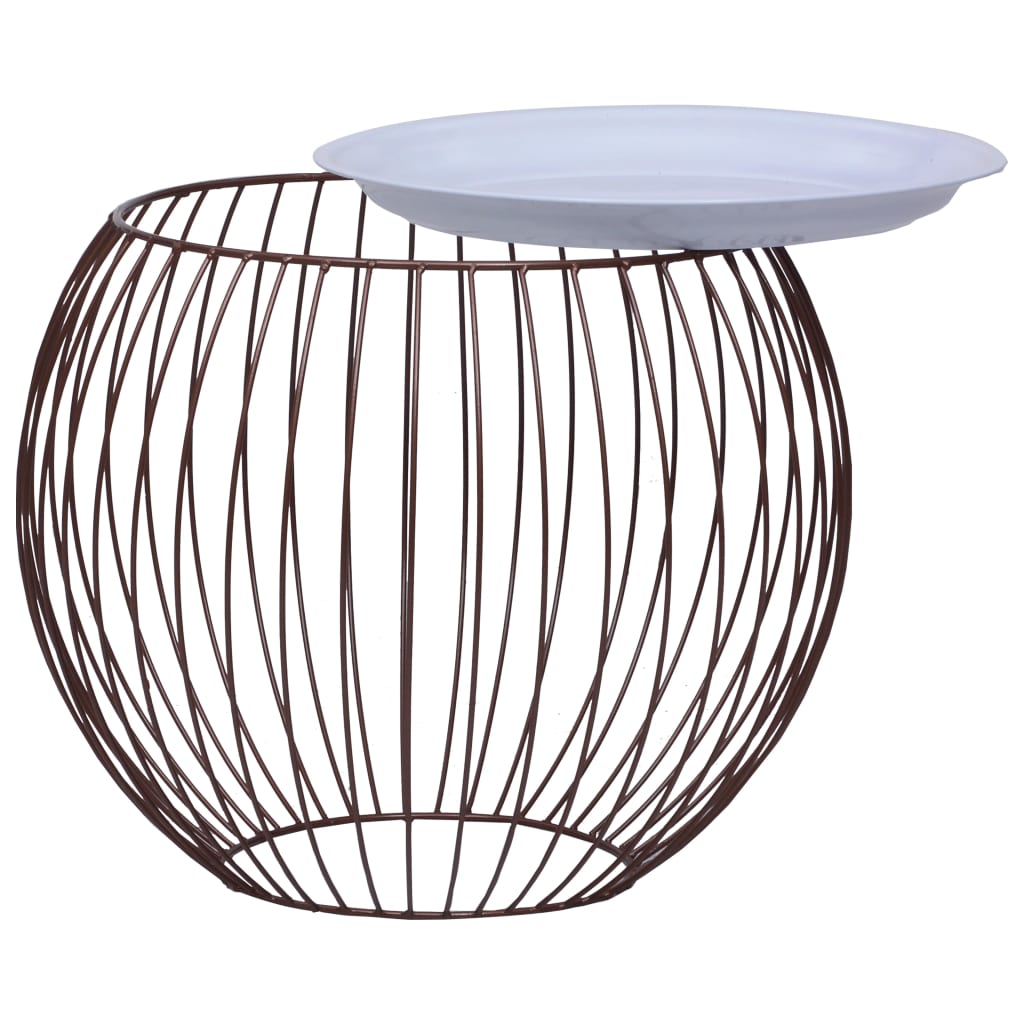 Salontafel Ø 51 cm goudkleurig is nu te koop bij PeponiXL, paradijselijk wonen!
