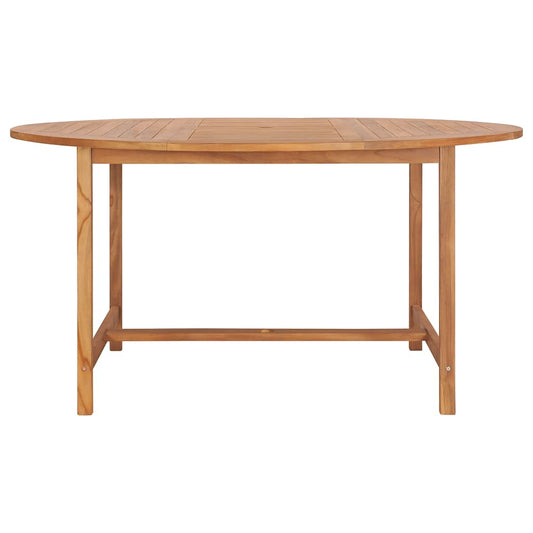Tuintafel 150x76 cm massief teakhout is nu te koop bij PeponiXL, paradijselijk wonen!