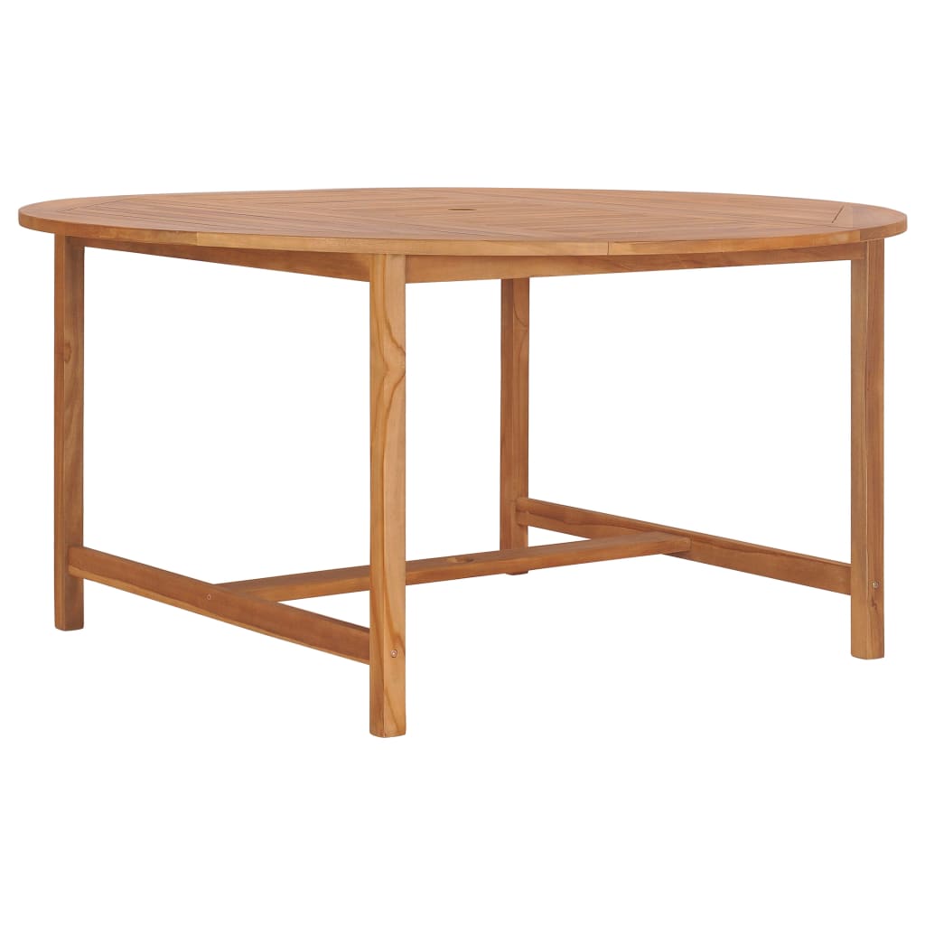 Tuintafel 150x76 cm massief teakhout is nu te koop bij PeponiXL, paradijselijk wonen!