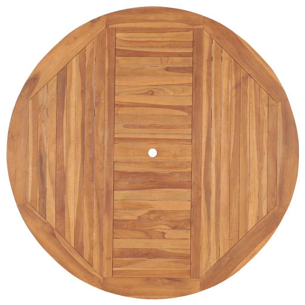 Tuintafel 150x76 cm massief teakhout is nu te koop bij PeponiXL, paradijselijk wonen!