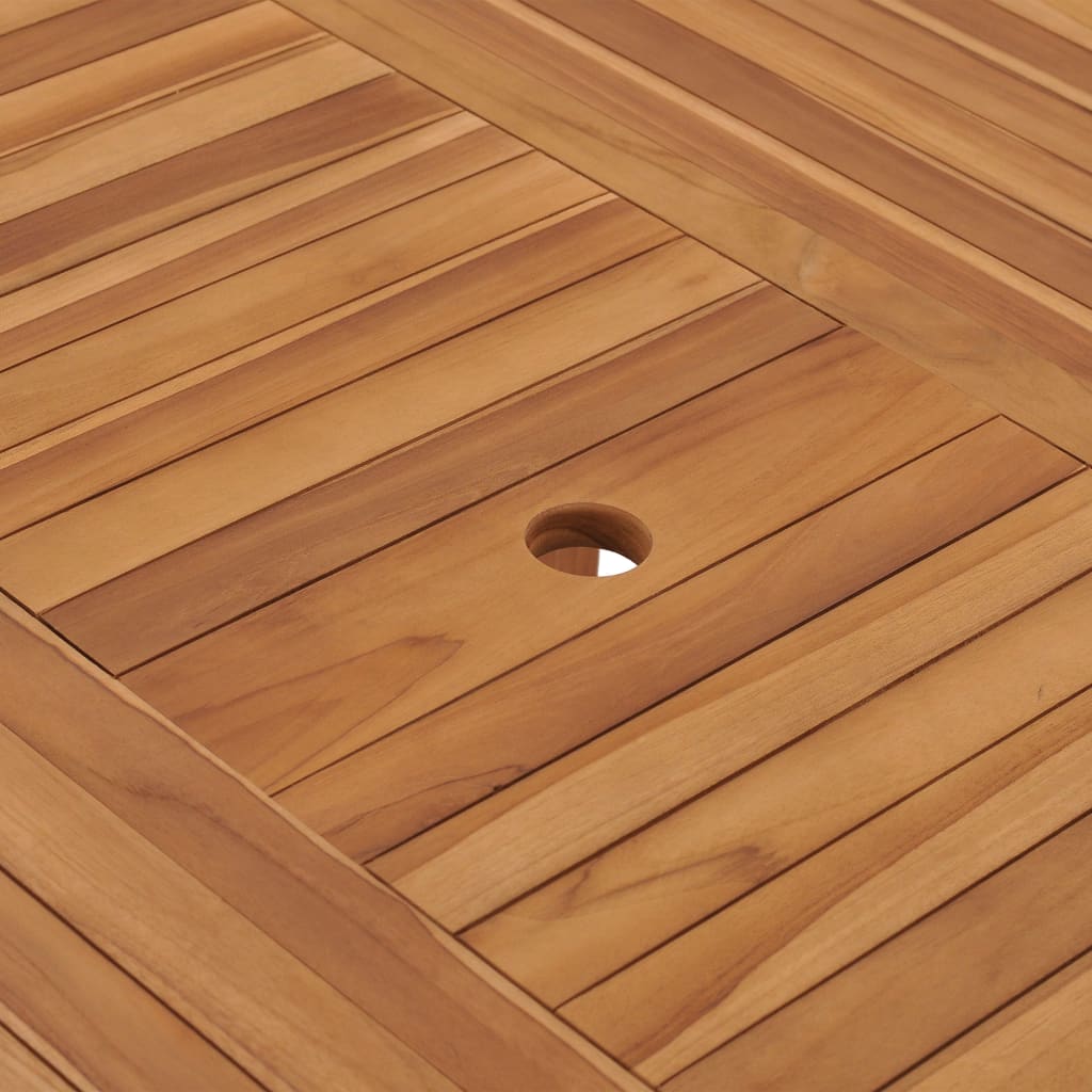 Tuintafel 150x76 cm massief teakhout is nu te koop bij PeponiXL, paradijselijk wonen!