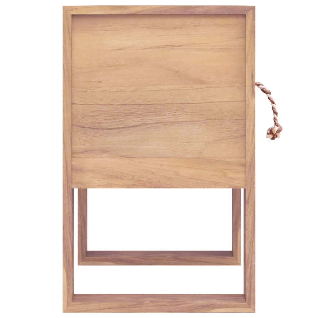 Nachtkastje 40x30x50 cm massief teakhout is nu te koop bij PeponiXL, paradijselijk wonen!