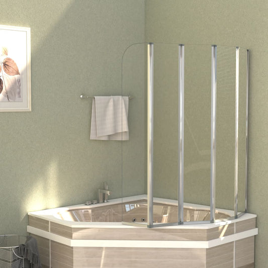 Badwand 120x140 cm gehard glas transparant is nu te koop bij PeponiXL, paradijselijk wonen!